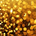 goldener Glitzer