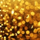 goldener Glitzer